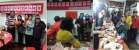 西莒三個社協以圍爐在歲末年終夜晚,寫下了歡欣團圓的2013年最後一頁美麗篇章。(圖:青帆、田澳、西坵社協提供)