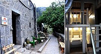 馬祖2青年民宿元旦開張,業者首度引進膠囊旅館概念,把古厝有限空間做最大利用。(圖/文:陳鵬雄)