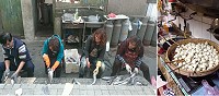 漁獲量及便宜魚價帶動製作手工魚丸、魚餃風潮,繁瑣的製作工序多了爸爸們的協助也多了分溫馨。(圖:陳曉婷、林素玲提供)