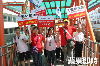陸客來金旅遊不如預期,小三通去年衰退10萬人次。資料照片