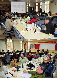 因應國內愛滋病疫情近年急劇升高,衛生局特別利用擴大主管會報,向各單位主官管進行愛滋病防治宣導,由局長謝春福親自解說,希望各主管能身體力行並積極向所屬職工宣導。(圖/文:曹重偉)