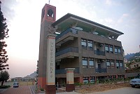 仁愛國小校舍為本縣新近完工,今年將可望成為縣運會外島的學生選手與教師入住的地方。(圖/文:邱竟瑋)