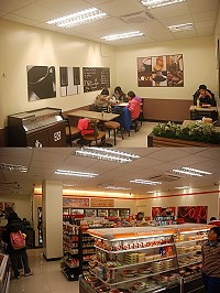 　歷經約2週的整修，7-Eleven馬祖門市於昨日重新開幕，店內空間由20多坪提升至40幾坪，並設有座位區。（圖／文：邱竟瑋）