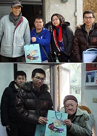 為加強獨居老人及社區病患的追蹤與服務,連江縣衛生局及各衛生所近期針對65歲以上獨居長者及相關病患進行居家訪視,讓老人家們在春節來臨前能感受到政府的關懷與溫情。(圖:連江縣衛生局提供)