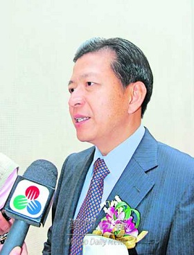 駐澳門台北經濟文化辦事處主任盧長水。(圖/澳門日報)