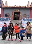 　最萌鼓板隊。（圖與文：林冰芳）