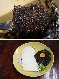 加入蝦米和辛香料油煎成的菜垢,是最美味的家鄉味。(圖/文:林冰芳)