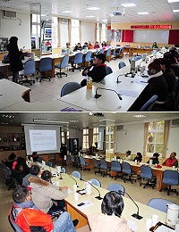 　因應各進用單位人力管理需求，就服站特舉辦「年度教育訓練計畫」說明會，邀請連江轄區督導員陳麗萍主講「教育訓練編寫概要」，各鄉進用單位出席踴躍。（圖／文：曹重偉）