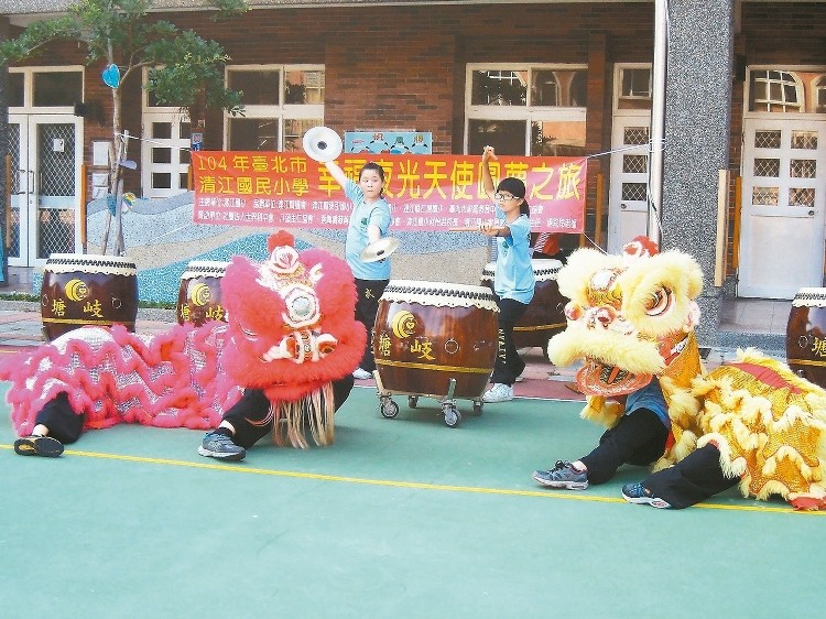 北投清江國小「夜光天使植穗營」至馬祖的各國小交流圓夢。 圖/清江國小提供