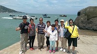 　北竿鄉公所大坵生態之旅航班昨天首航。（圖／文：陳鵬雄）