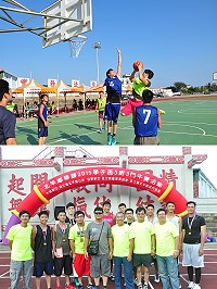 北竿鄉學子盃3對3籃球賽熱血開打!10支隊伍共襄盛舉。(圖/文:馮紹夫)