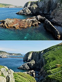 西引島東澳的地形景觀豐富,是在地資深導覽人員口中的私秘景點。(圖/文:陳其敏)