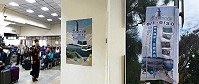 2015莒光海洋觀光年活動倒數計時,東、西莒道路兩旁完成旗幟懸掛以及海報張貼。(圖:廣傳文化、林冰芳)