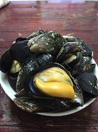 　大啖美食。（圖／文：林冰芳）
