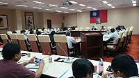 劉增應率南、北竿鄉長等昨下午赴監察院說明大陸海漂垃圾污染問題。(圖:北竿鄉公所提供)
