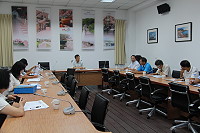 　北竿鄉均衡城鄉整合建設計畫後續工作，昨天執行相關事宜研商會議。（圖／文：吳嘉榮）