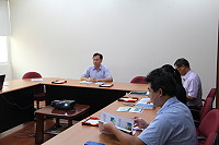 　縣府昨日進行推動縣民住宅用地變更公開展覽說明會，指定以南竿鄉仁愛段147地號公有土地為基地，持續推動辦理本縣住宅政策。（圖／文：吳嘉榮）