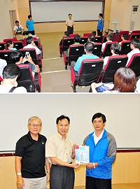 　宜蘭縣政府一行由縣府秘書長陳鑫益領軍，率宜蘭縣府各相關單位及各鄉承辦人組團來馬取經，受到縣長劉增應、民政局長曹爾元的熱情歡迎。（圖／文：曹重偉）