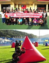 「連江縣104年運動樂活島-全國漆彈邀請賽暨馬祖地區漆彈推廣賽」風光落幕,地區好手不敵來自台灣的專業勁旅,由「桃園獵鷹漆彈隊」、「大甲漆彈委員會」分列冠亞軍,「鼎鑫隊」拿下季軍保住顏面。(圖/文:曹重偉)