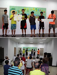 　「留戀小島青年工作坊」今年再度召集在地青年學子針對土地認同主題進行研討。（圖／文：林冰芳）
