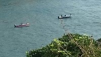 大陸小漁船越來越猖狂,東、西莒海域來去自如。(圖:莒光漁民提供)