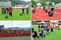 第二屆原住民族傳統射箭暨生存射擊競賽歡樂登場,分別進行傳統射箭、生存射擊、滾輪競賽及拔河競賽。伴隨原住民婦女小孩們的熱情舞蹈,場面相當歡樂,讓運動員們感覺像參加豐年祭。(圖/文:曹重偉)