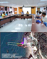 北竿橋仔碼頭規劃配置定案,建設局召開說明會向各界說明。(圖/文:陳鵬雄)