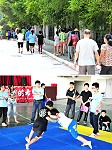 打造運動島-國民體育日活力登場,上午健行活動及下午角力體驗及競賽等,都吸引約300位民眾前往參加或欣賞,一起揮灑汗水,感受運動的特有魅力。(圖/文:曹重偉)