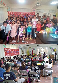 　「關愛、悠揚fun樂送」歌唱聯誼活動9月12日上午於身障服務處歡樂登場，吸引60多位障友及親友前往同樂。（圖：社團法人連江縣身心障礙協會提供）