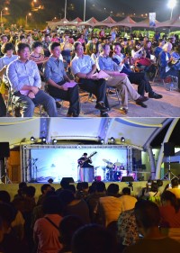 東引鄉詩酒節,詩人、音樂人共同藉由不同形式的展演,詠誦詩酒文化內涵。(圖/文:陳其敏)