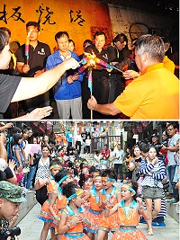 福旺馬祖賞秋情,鐵板燒塔節熱情登場!下午開始精彩活動不斷,鐵板社區熱鬧滾滾宛若嘉年華。(圖/文:馮紹夫)