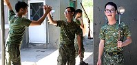 北高守備大隊機步連的吳日興在弟兄眼中是好學長更是好搭檔。(圖/文:陳智強)