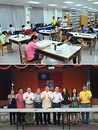 　104年全國語文競賽連江縣複賽3日介壽國中小登場，國中組介壽國中最大贏家，國小組各校皆有斬獲。（圖：馮紹夫、教育局提供）