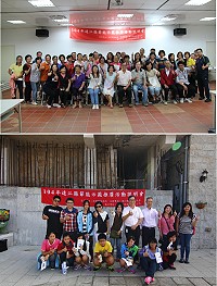 (上圖)節能示範推廣計畫首先於6日晚間6時所舉辦的南竿節電志工訓練揭開一連串活動序幕。(下圖)建設局委託舉辦北竿地區節能宣導活動,並全面更換芹壁村巷燈為節能LED燈具。(圖/文:吳嘉榮、建設局)
