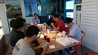 馬管處聯合工務局協調保護區、公共設施兩專案和未來景區規劃。(圖:馬管處提供)