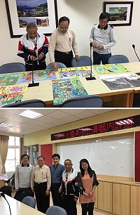 104年度全國學生美術比賽縣內初選結果昨日揭曉,縣府教育局邀請3位專業評審進行評選工作,並公布各組優勝名單。(圖:縣府教育局)