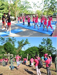 塘岐國小秋季郊遊,全校師生前往南竿多處景點參訪。(圖/文:馮紹夫)