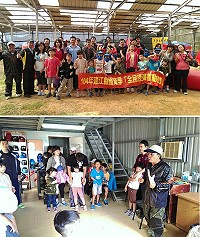 體育會漆彈委員會於18日推出親子組競賽,吸引約30組親子組前往參加,還特別加碼舉辦對抗賽,有效使漆彈運動向下扎根。(圖:漆彈運動委員會提供)