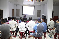 　地政事務所舉辦連江縣重新規定地價暨公告土地現值暨不動產成交案件實際資訊申報登錄公開說明會。（圖／文：林冰芳）