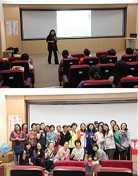 　家庭教育中心23日、24日分別辦理兩場講座，學習尊重和包容多元性別和消除社會上種種對女性的不平等。（圖／文：吳嘉榮）