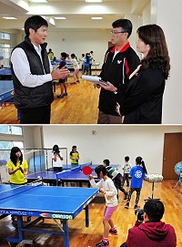 全國體育記者協會與臺體運傳體記尖兵營專程抵馬進行《體壇園丁,生生不息》體育系列微電影拍攝工作。(圖/文:曹重偉)