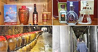 　馬祖陳年老酒、馬祖高粱全部都是窖藏在八八坑道內，酒廠明年規劃重啟生產老酒。（圖：馮紹夫）