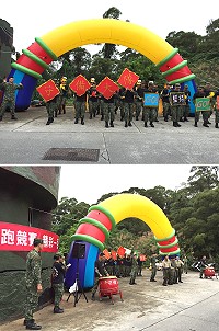 　馬祖國際馬拉松不只給你精彩賽事，還有熱情的啦啦隊表演喔！（圖／文：吳嘉榮）