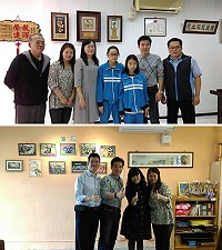 教育局昨日前往新北市新莊國中和漳和國中關心地區學子集訓情形,並感謝學校提供協助。(圖:教育局提供)