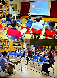 　文化局首場人文講座，邀請劉宏文老師到東引分享《寶姨》。（圖／文：陳其敏）