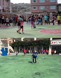 莒光鄉公所舉辦健行暨趣味競賽提倡全民運動風氣。(圖:莒光鄉公所提供、林冰芳)