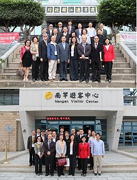 　考試院參訪團一行27人昨日進行縣府座談會和訪視馬管處南竿遊客中心。（圖／文：吳嘉榮）
