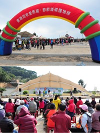 環保局「資源回收愛馬祖、節能減碳護地球」宣導在天公作美及液晶電視魅力號召下,吸引400多位鄉親前往共襄盛舉,摸彩活動更是全場沸騰。(圖/文:曹重偉)
