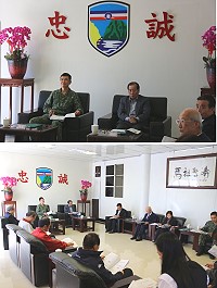 馬防部舉辦「地區安全協調會報」,透過軍民協力,為地區安全把關。(圖/文:陳浙巖)