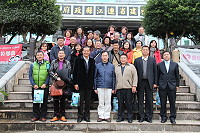 　大陸東莞市台商投資企業協會會員和大陸業者一行人拜訪縣府，並聽取介壽商場觀光旅館BOT案簡報。（圖／文：吳嘉榮）
